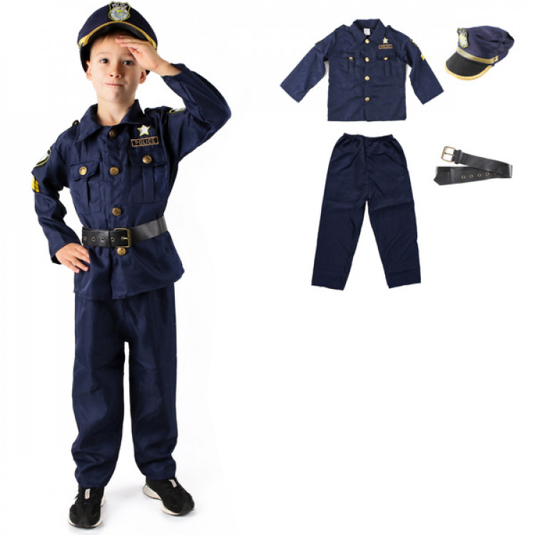 Detský kostým Policajt - M